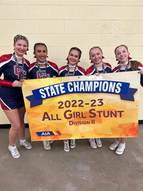 3peat cheer stunt state champs